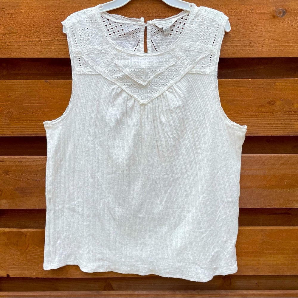 Lucky and Brand sleeveless blouse